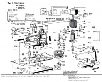 Bosch 0 600 285 002  Belt Sander 115 V / Eu Spare Parts